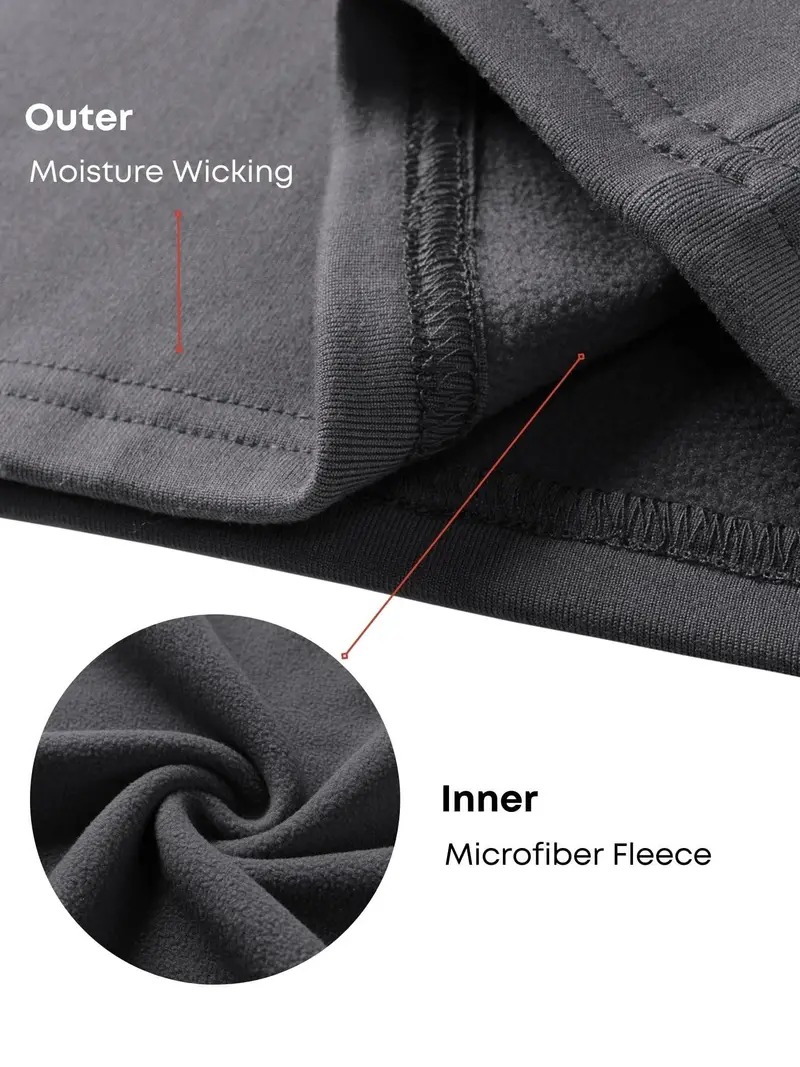 Fleece Lined Thermal Underwear Set - Image 4