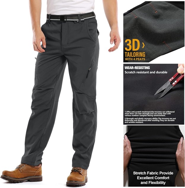 Unisex Fleece Lined Summit Pants | Warm Waterproof 2026