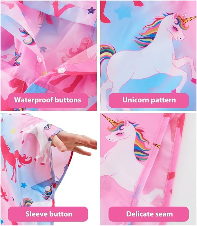 SaphiRose Lightweight Kids Rain Poncho Nairobi Kenya