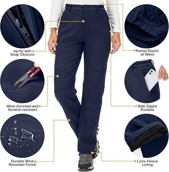 Unisex Fleece Lined Summit Pants | Warm Waterproof 2026
