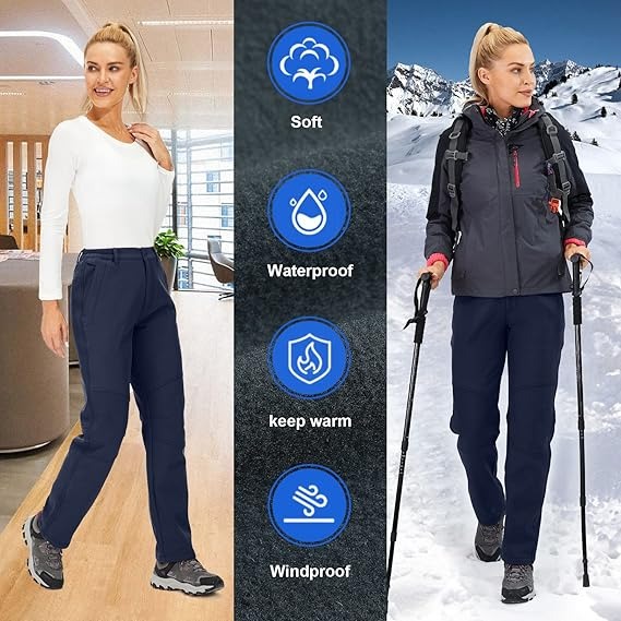 Unisex Fleece Lined Summit Pants | Warm Waterproof 2026