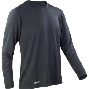 Long Sleeve Quick-Dry Tshirt worn on a hiking trail