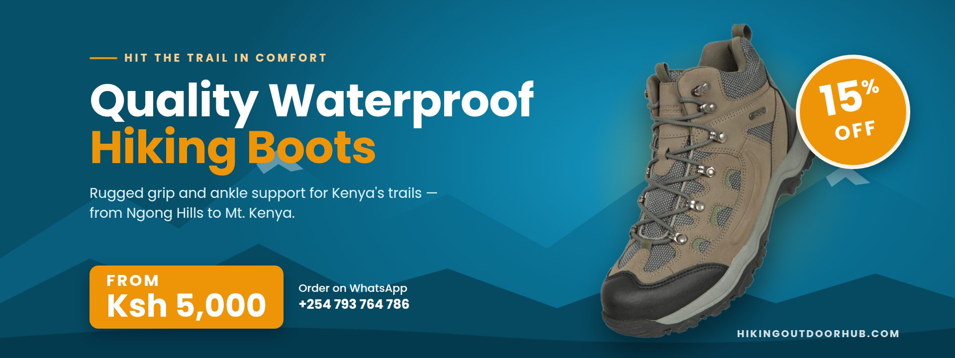 waterproof hiking boots nairobi
